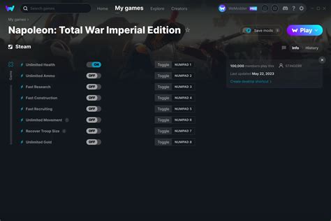 Napoleon: Total War Imperial Edition Cheats and .